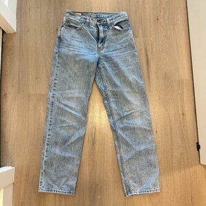 Levis 501 Straight Leg Light Wash Jeans
